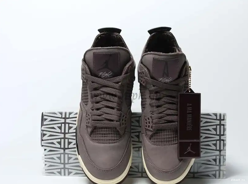 Ore GOD MATERIALS Ma 4 Violet A RETAIL TO PK Retro SHIP Jordan READY Maniére 0521